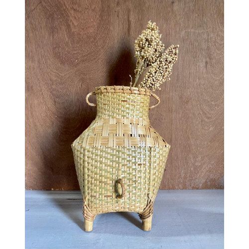 Bamboo Woven Fish Basket - Indigi Craft